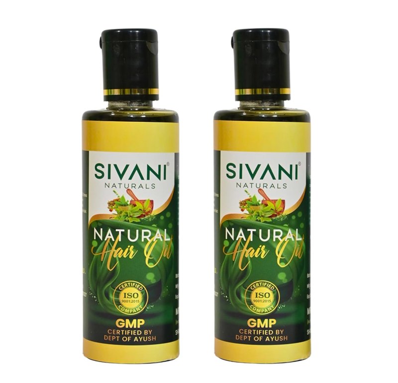 SIVANI Natural Hair Oil (Pack of 2)