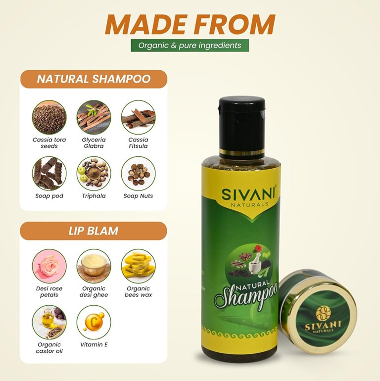 SIVANI Natural Hair Shampoo (100ml)