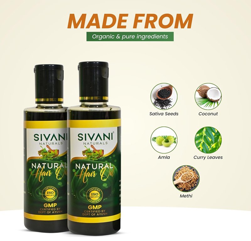Sivani XL Hair Oil Duo